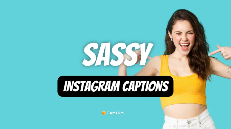 Sassy Instagram Caption Ideas